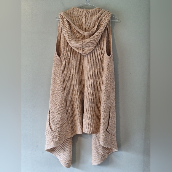525 America Sleeveless Hooded Cardigan -M - Picture 4 of 7
